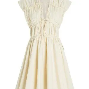 TOVE★Clara Sleeveless Organic Cotton ドレス Clara Tie-Detail Organic Cotton Dress By Tove | Moda Operandi